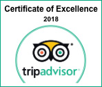 TripAdvisor Certificate of Excellence